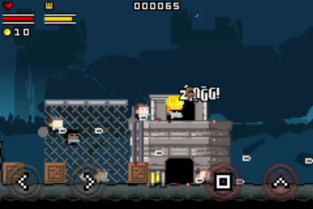 Schermata di gioco di Gunslugs 1
