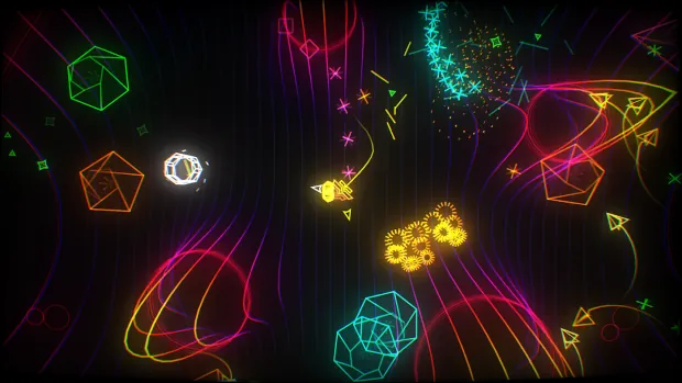 Schermata di gioco di PewPew Live 2 1